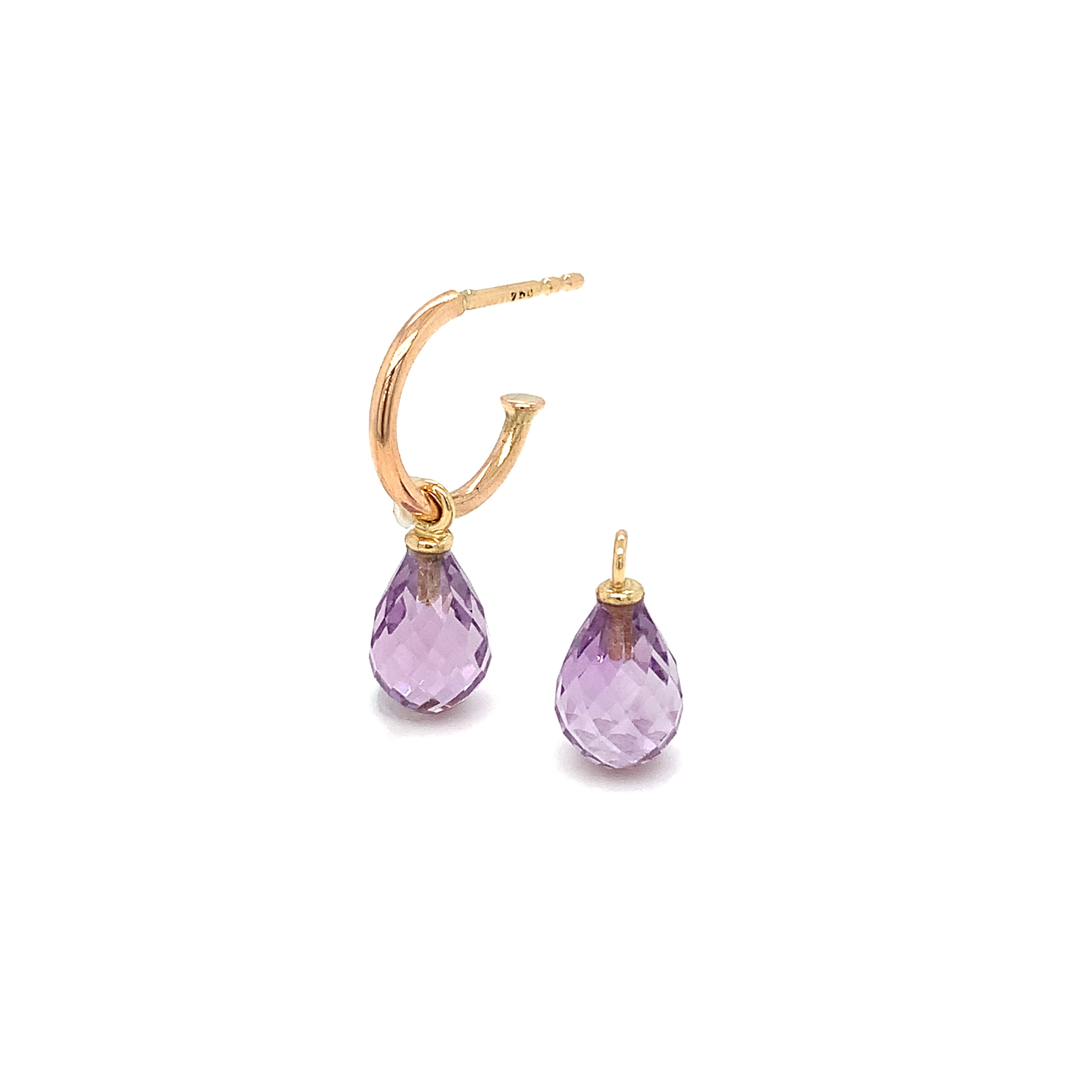 Amethyst Einhänger Gold