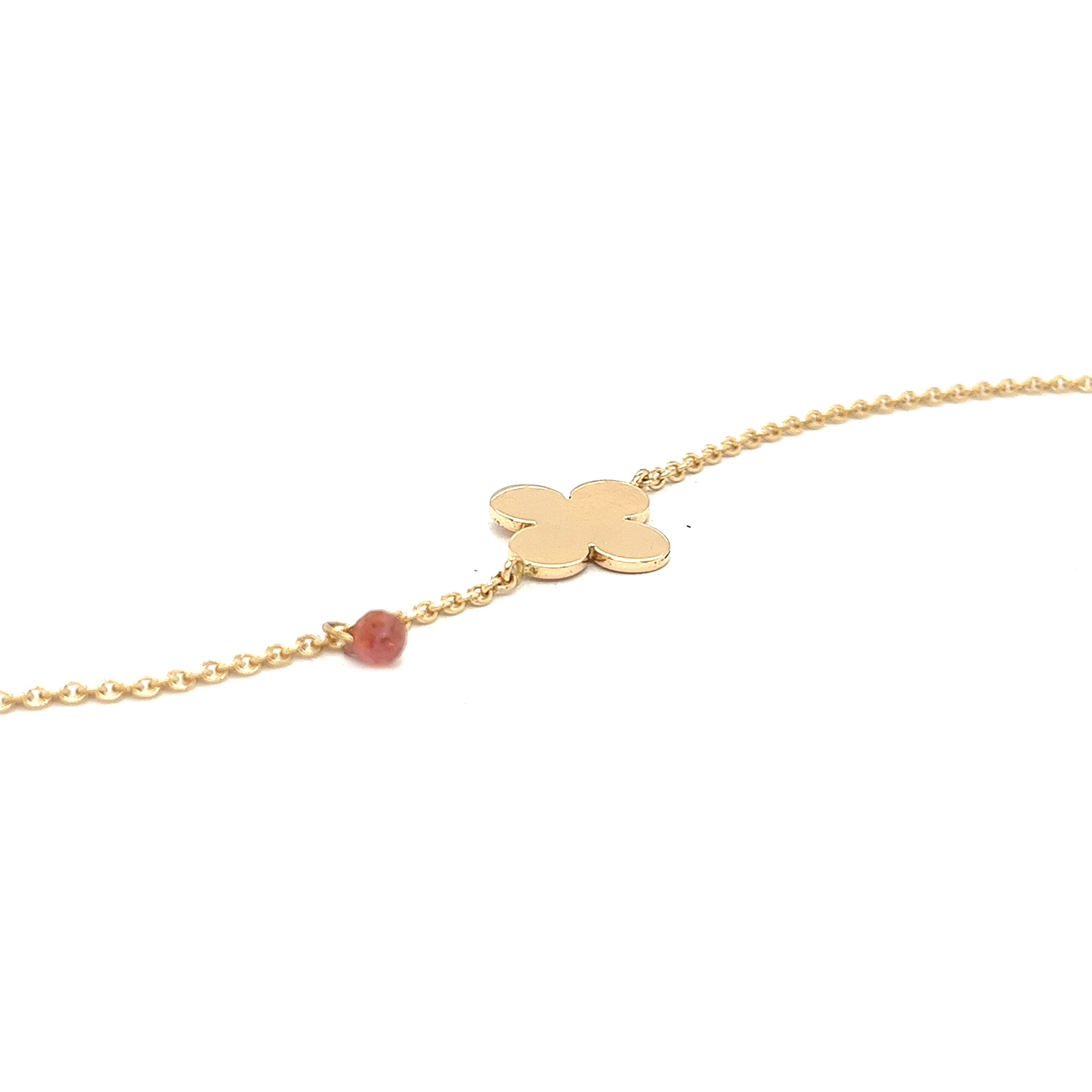 Armband Kleeblatt Safir