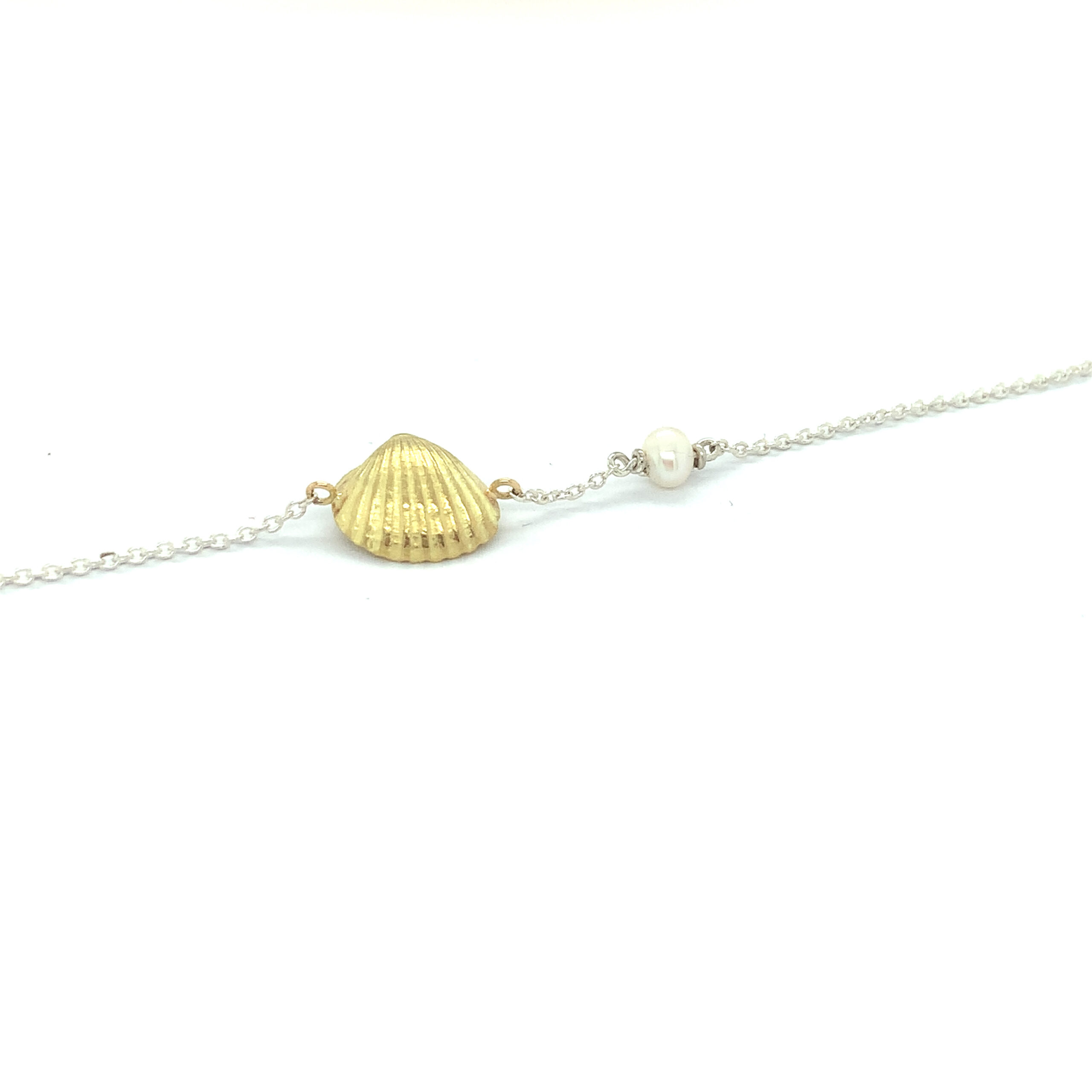 Armband Muschel Armband Muschel mit Perle