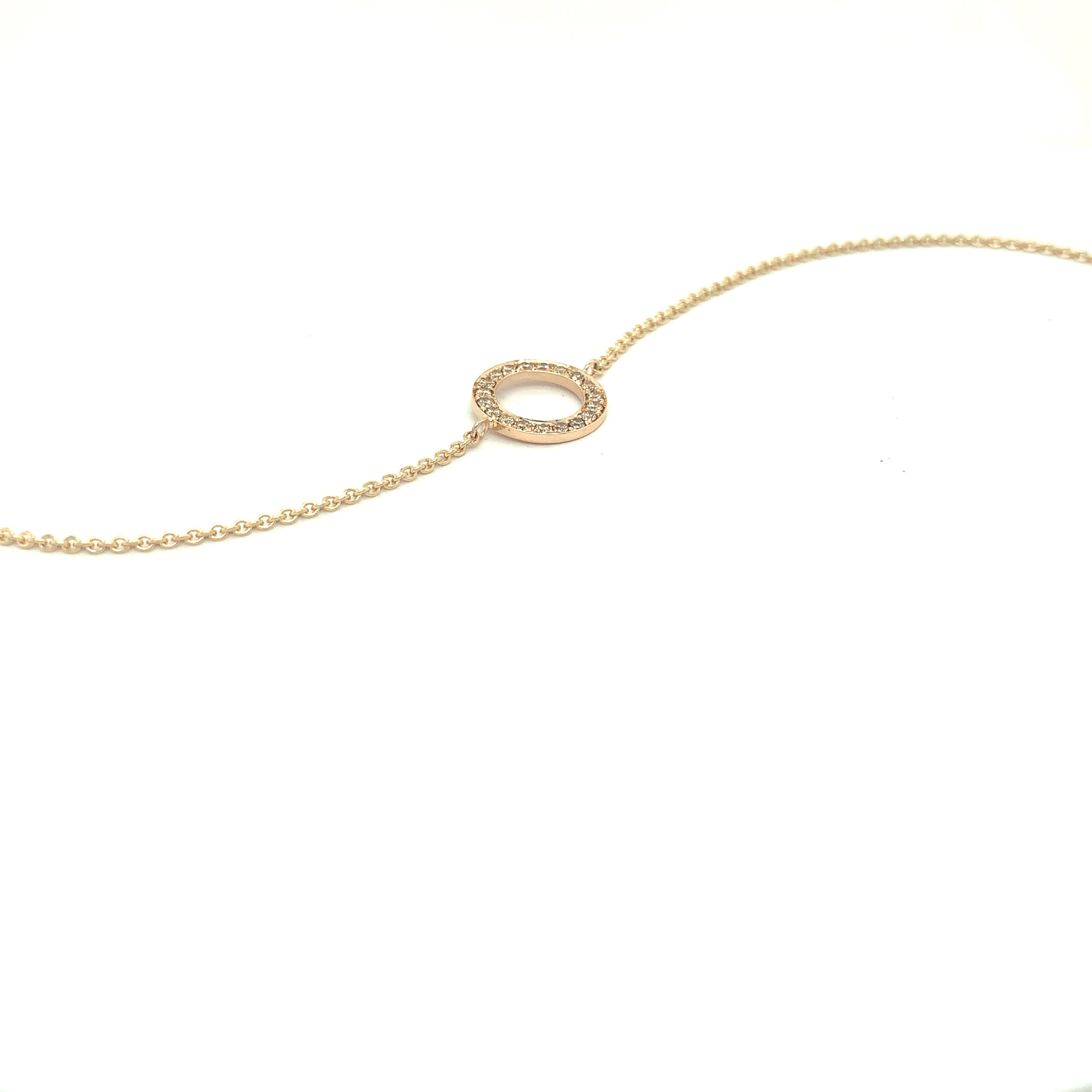 Brillantarmband Ankerkette Armband gold Brillanten