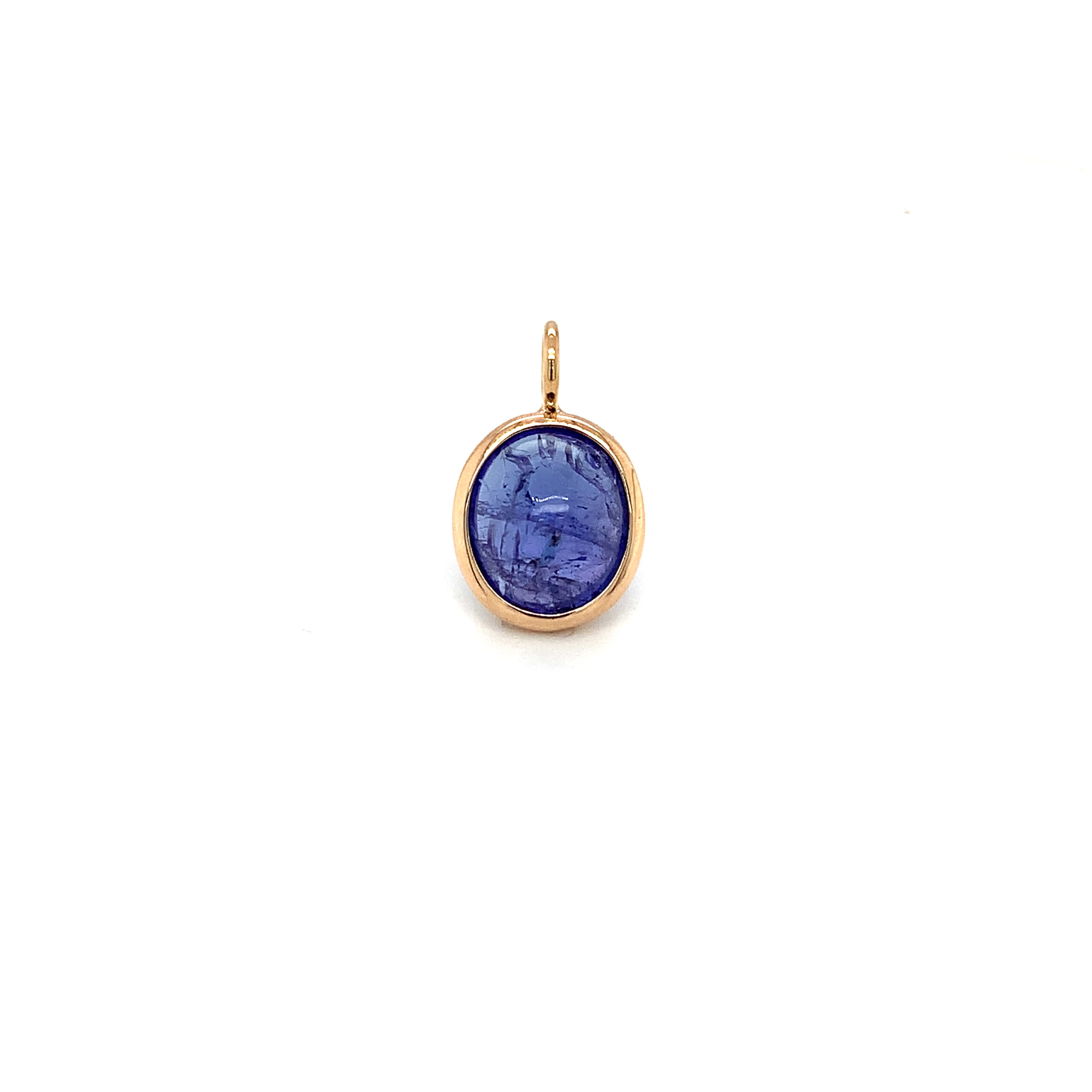 Rosegold Tansanit Anhänger